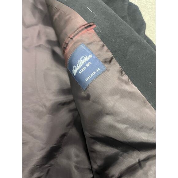 Brooks Brothers Men’s‎ 100% Camelhair Sports Coat Black Size 47 Chest XL Preppy - Picture 4 of 4